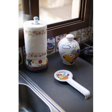 Poggiamestolo cucina in ceramica Folk PMS6AFK Poggiamestolo cucina in ceramica Folk PMS6AFK